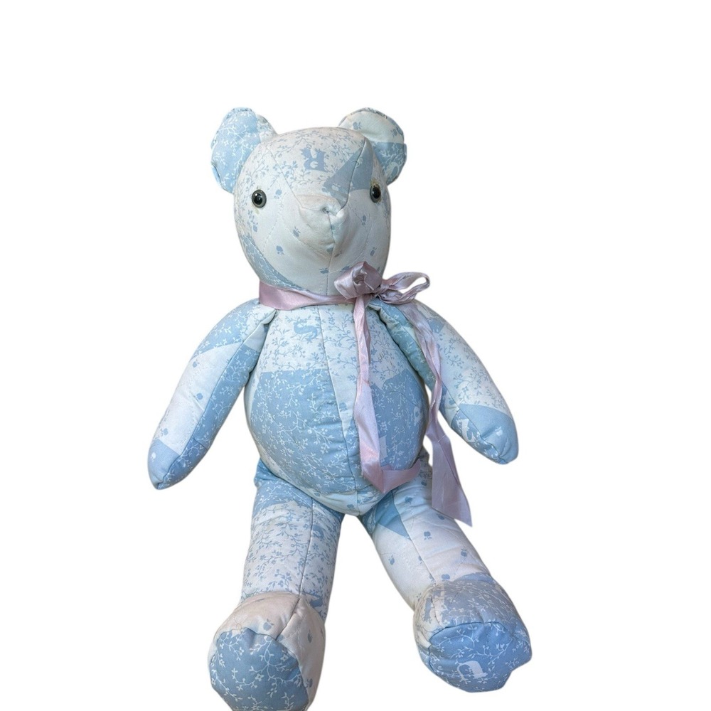 Vintage‎ Patchwork Quilt Teddy Bear Handmade
